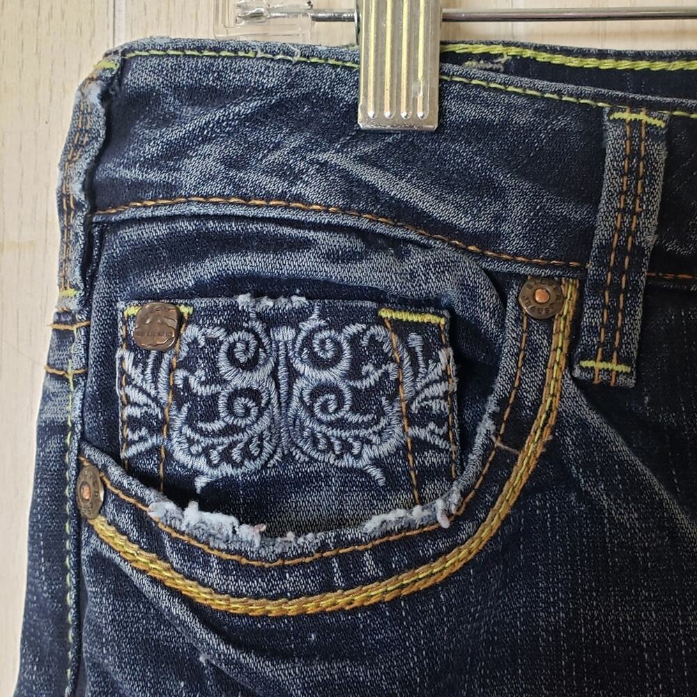 Silver flare Leg jeans belle star bootcut dark wash size 30/33 - Picture 4 of 9